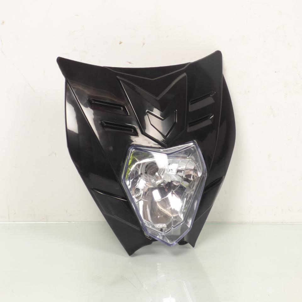 Plaque phare noir avec optique phare 12V 35/35W One Felix pour moto 50 TT SM