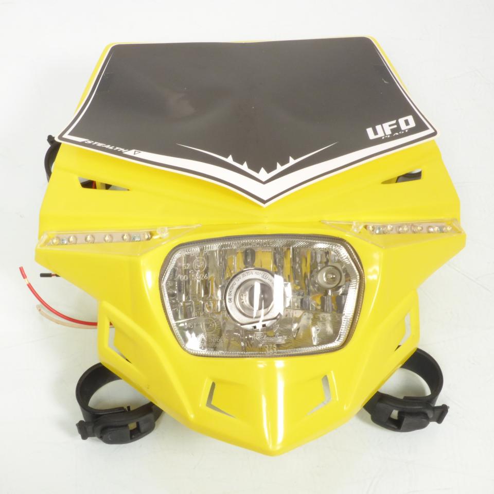Plaque phare jaune UFO pour moto PF01715-102 Neuf