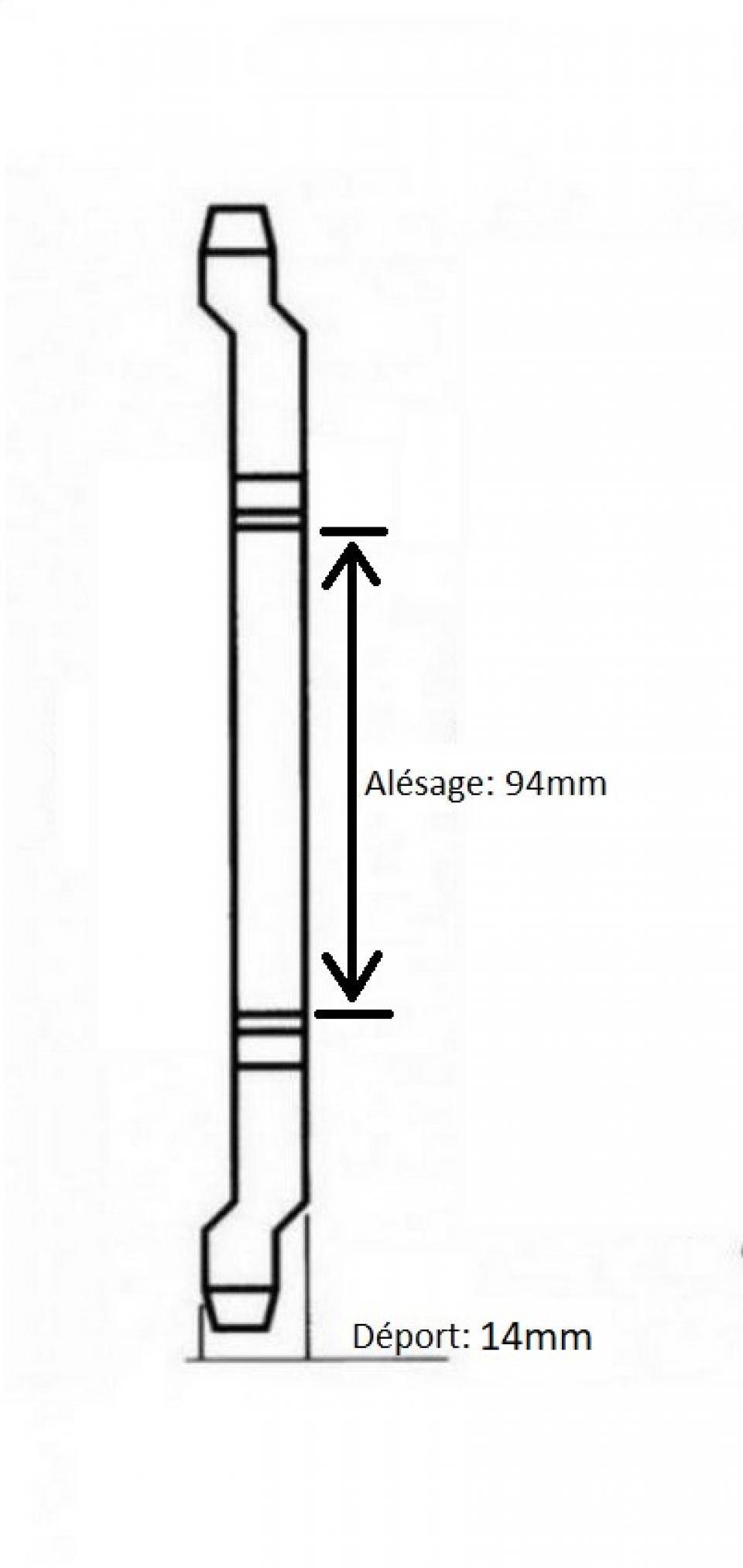 Couronne de transmission Teknix pour Mobylette MBK 50 41 Noire 52 dts Pas 415 Ø94 Neuf