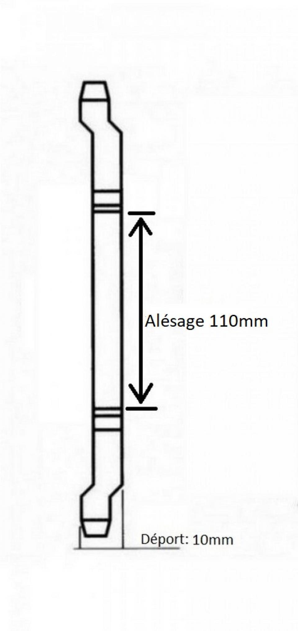 Couronne de transmission Teknix pour Mobylette MBK 50 88 1960 à 2002 54 dents pas 415 alésage 110mm Neuf