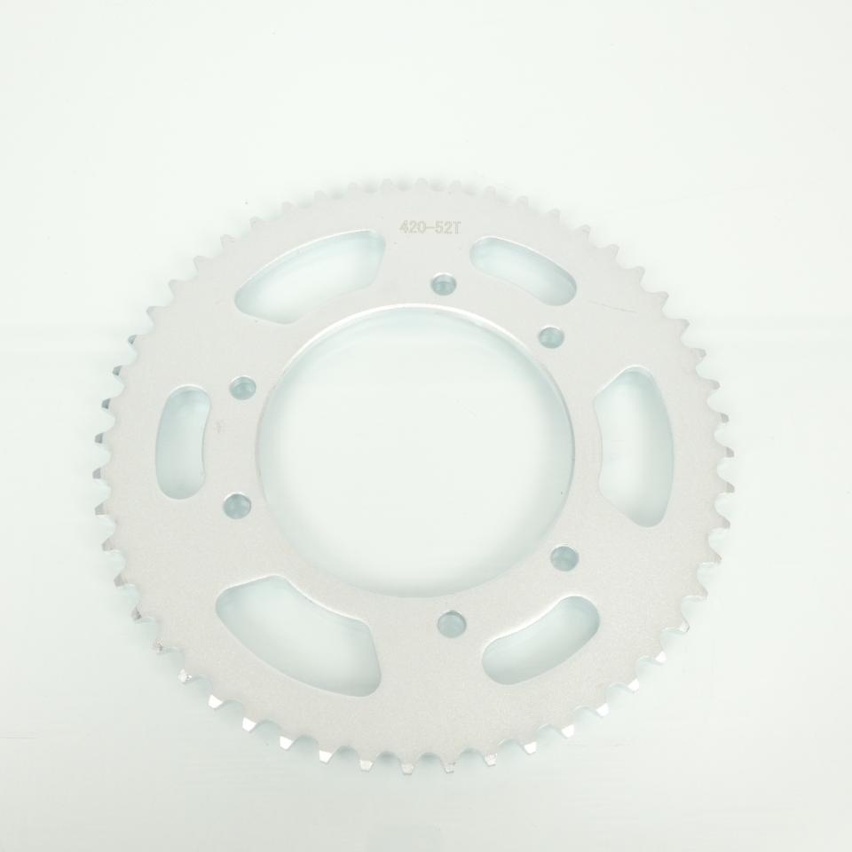 Couronne de transmission Teknix pour moto Rieju 50 Mrt Pro 52 dents pas 420 Neuf