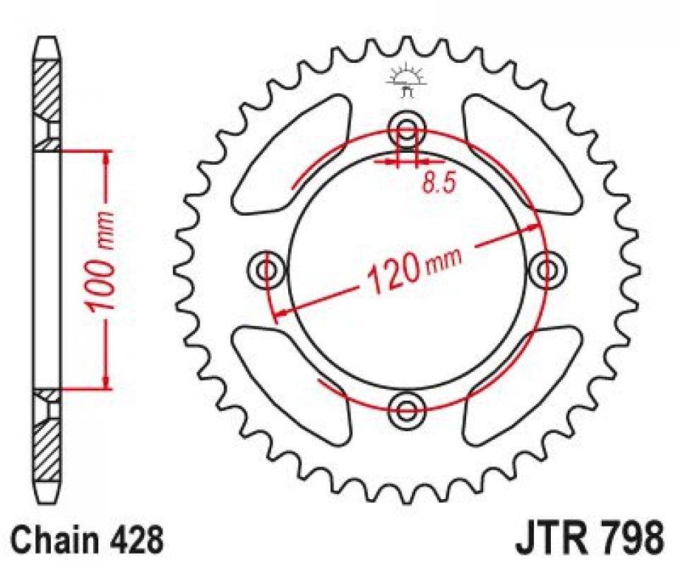 Couronne de transmission Esjot pour Moto Neuf