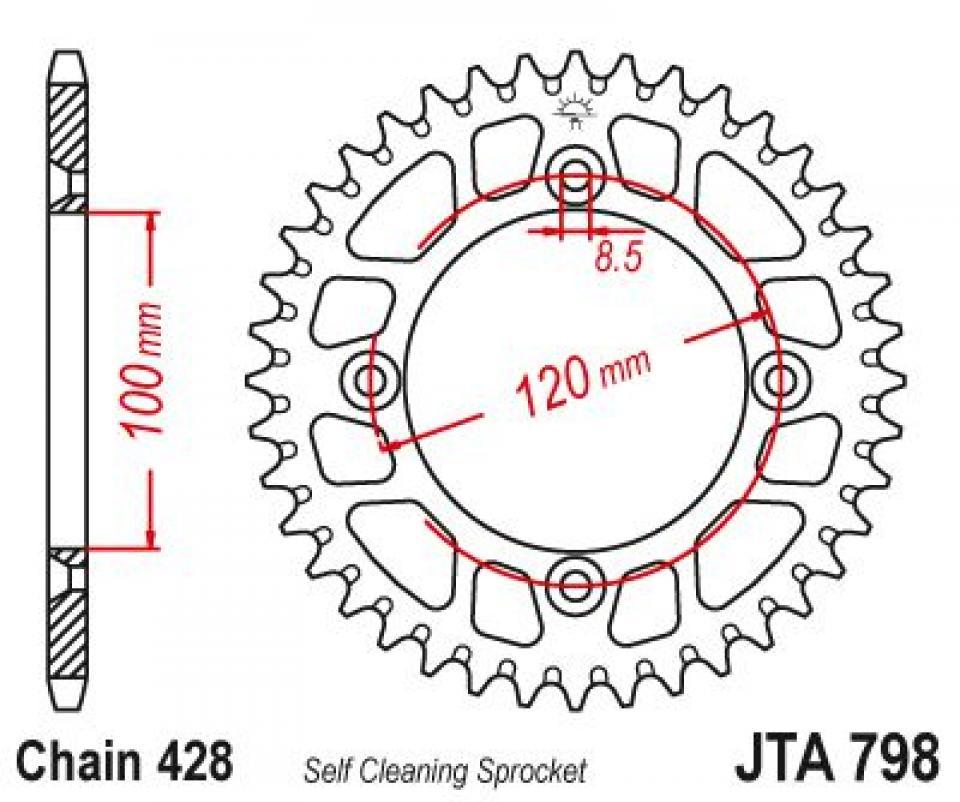 Couronne de transmission Esjot pour Moto Neuf