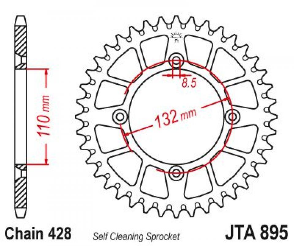 Couronne de transmission Esjot pour Moto Neuf