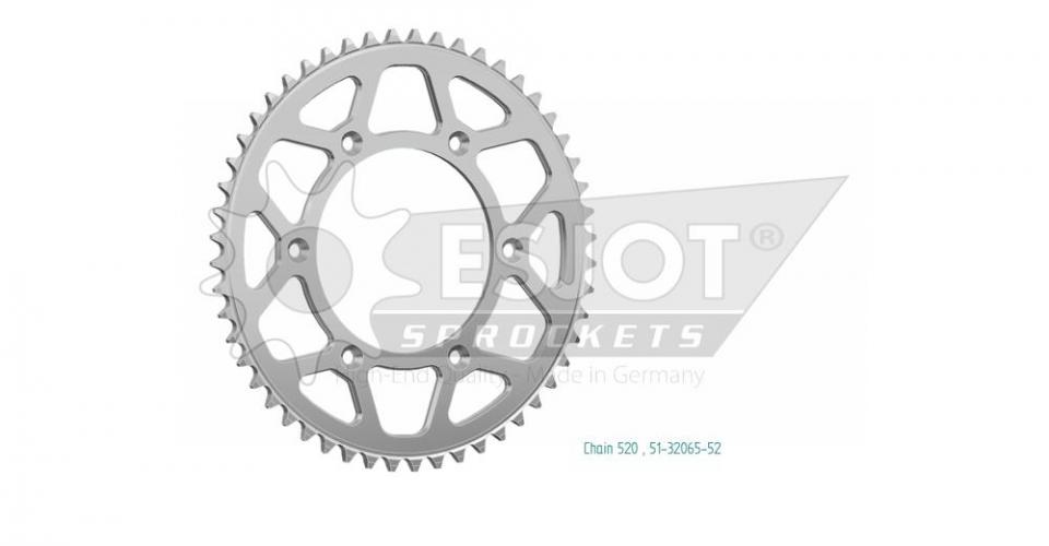 Couronne de transmission Esjot pour Moto KTM 450 Sx-F 4T 2007 à 2015 Neuf