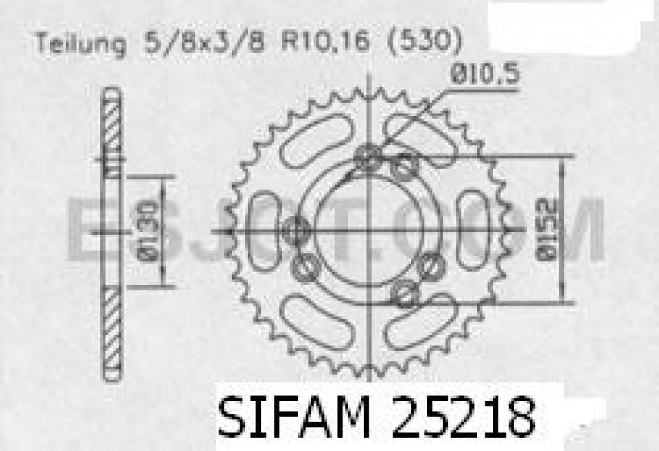 Couronne transmission Sifam pour moto Cagiva 1000 Navigator T 2000 à 2005 Neuf