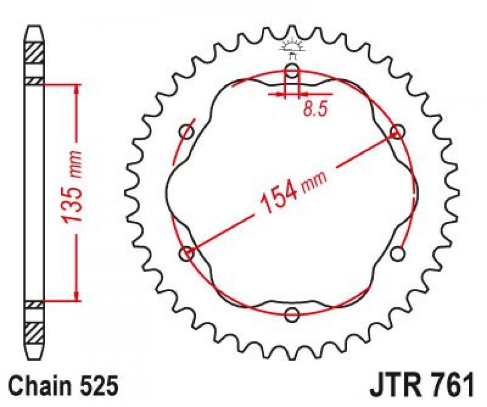 Couronne de transmission Sifam pour Moto Neuf