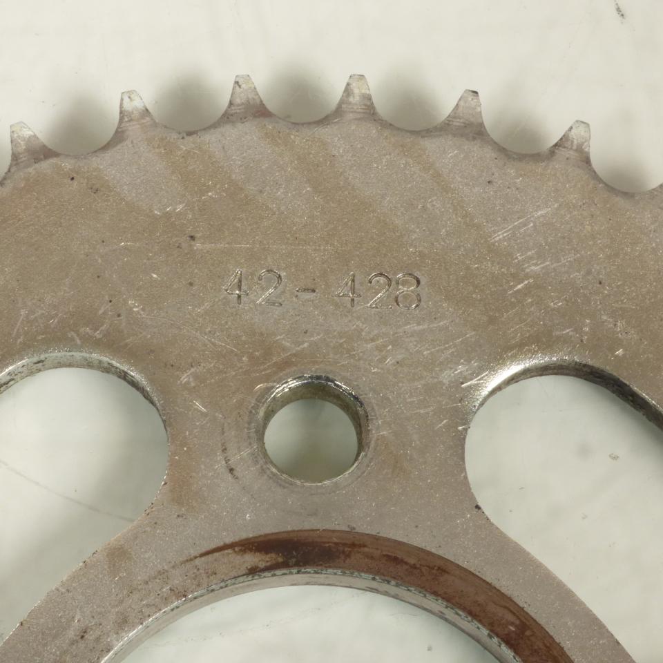 Couronne de transmission 42 dents Pas 428 Ø58mm pour moto Chinois Occasion