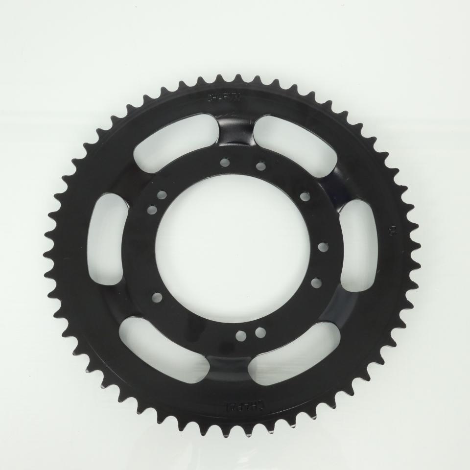 Couronne de transmission pour mobylette Peugeot 103 noire 56 dts P415 alésage 98mm