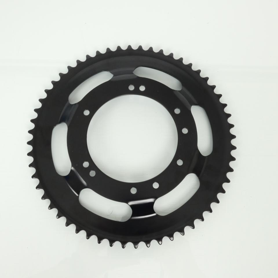 Couronne de transmission pour mobylette Peugeot 103 noire 56 dts P415 alésage 98mm