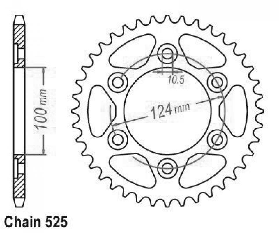 Couronne de transmission Esjot pour Auto Neuf