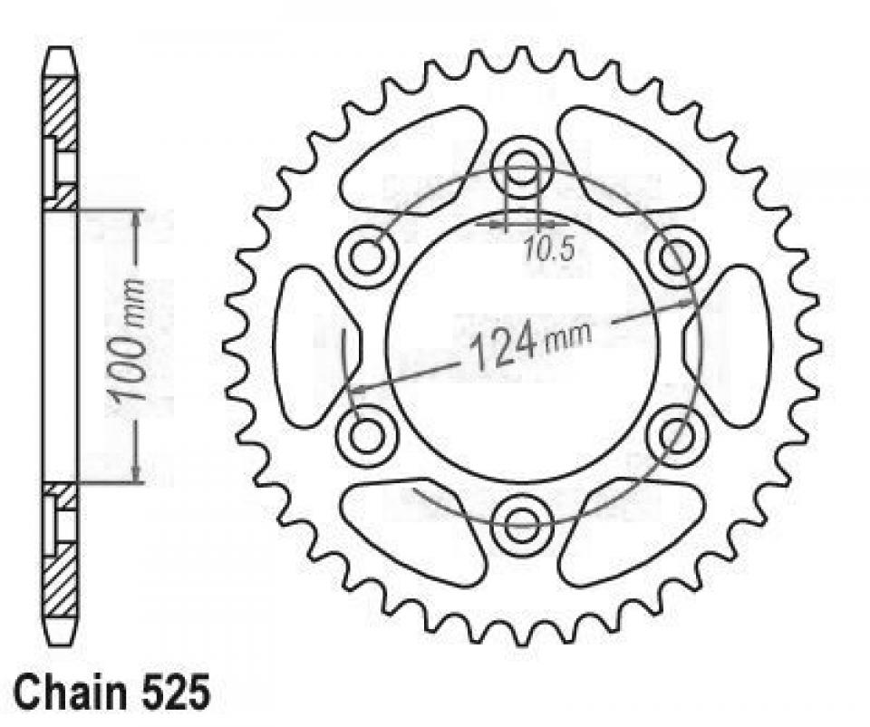 Couronne de transmission Esjot pour Auto Neuf