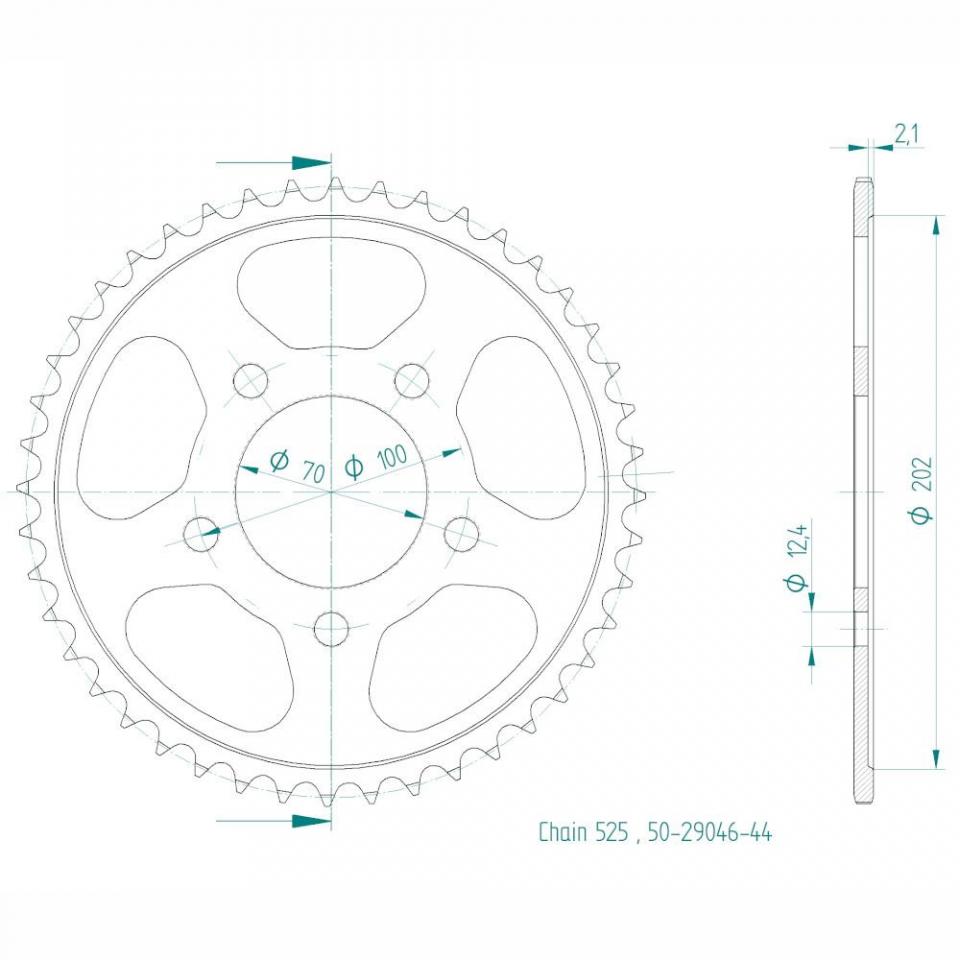 Couronne de transmission Esjot pour Auto Neuf
