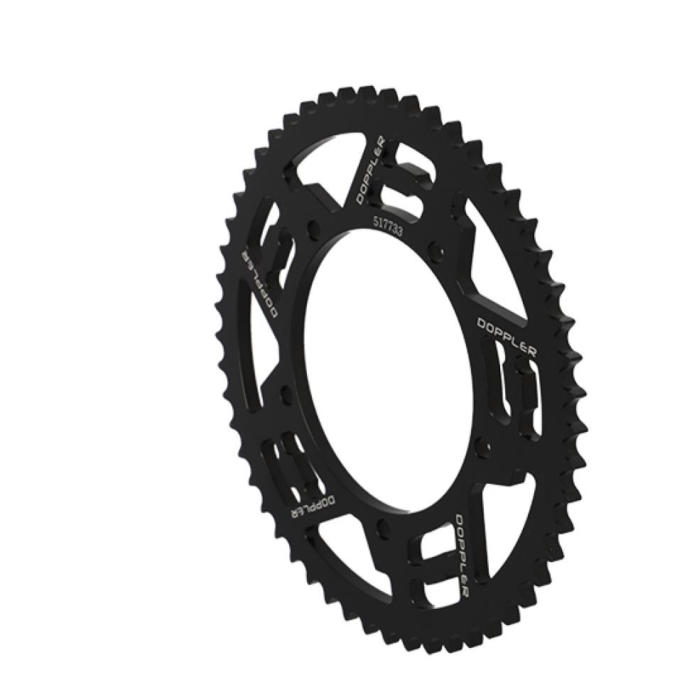 Couronne de transmission alu noir Doppler pour moto Sherco 50 SM 53 dts 428 Ø110