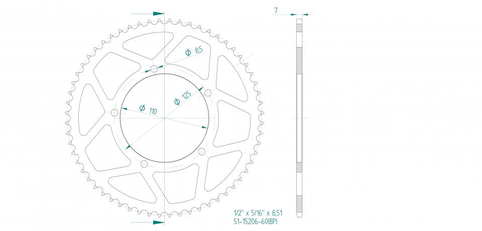 Couronne de transmission Esjot pour Auto Neuf