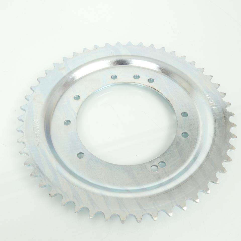 Couronne de transmission Charvin pour mobylette MBK 50 dents pas 415 Ø 98 Neuf