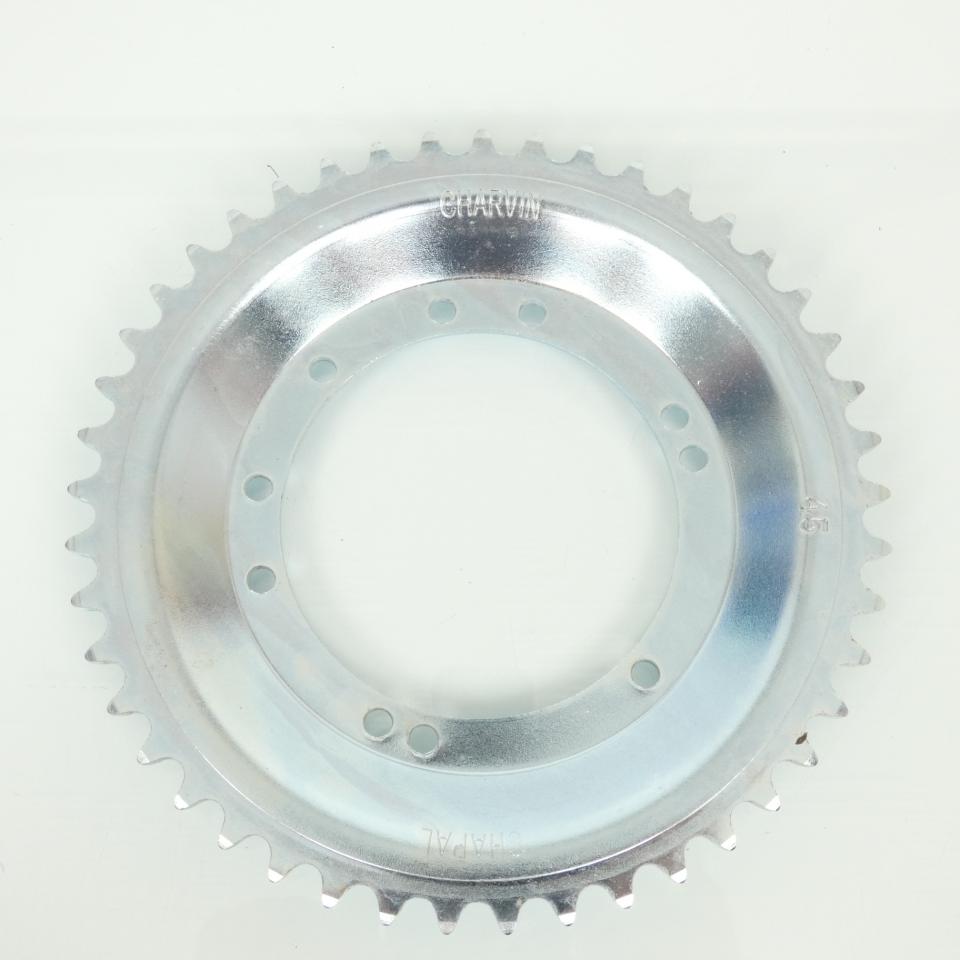 Couronne de transmission Charvin pour Peugeot 103 45 dents pas 415 Ø94 10T Neuf