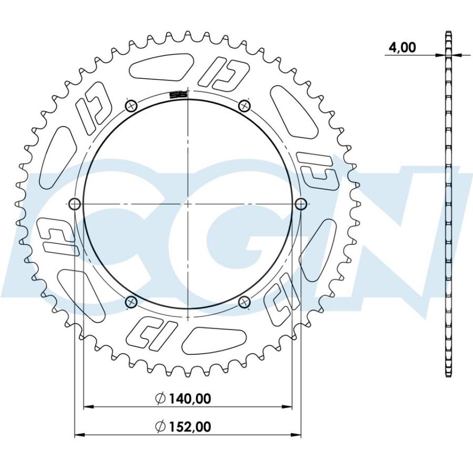 Couronne de transmission DOPPLER CYCLO pour Auto Neuf