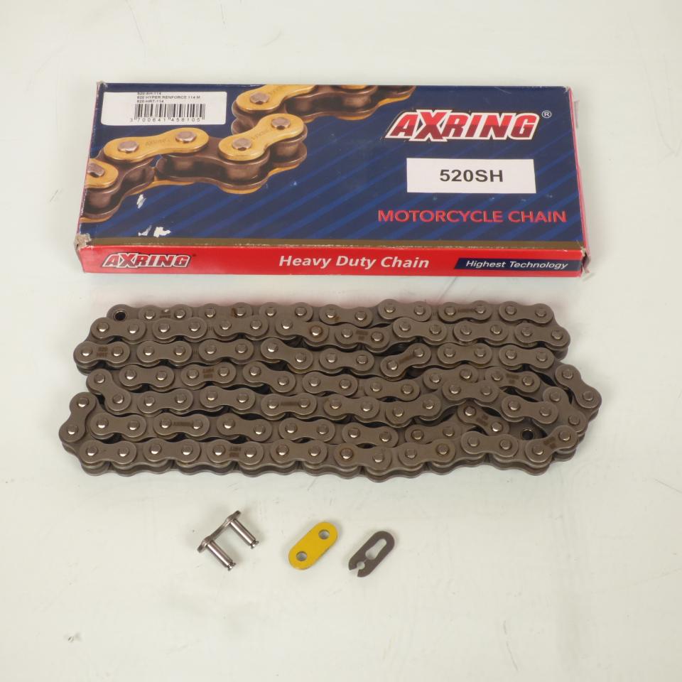 Chaîne de transmission 520SH 114L pour moto Aprilia 125 RX E 1993 à 1999