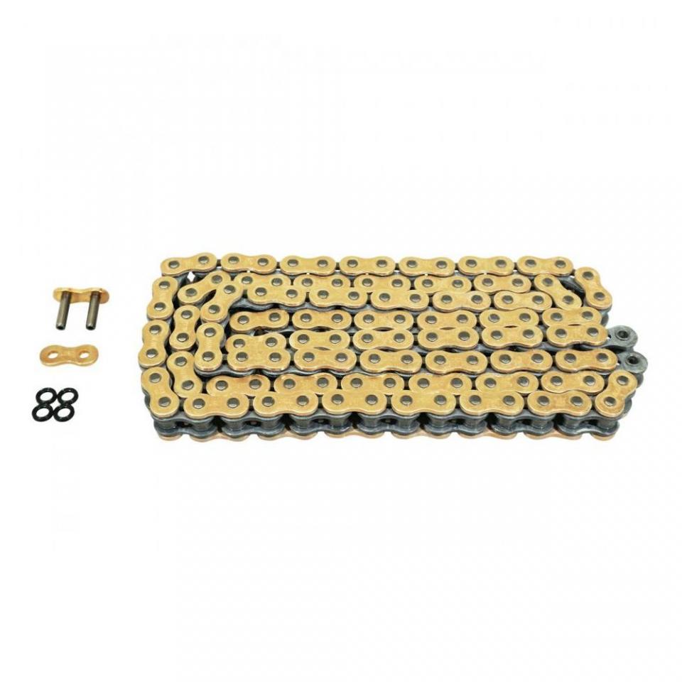 Chaîne de transmission Afam A525XSR2-G or pour moto 112 maillons Pas 525 Neuf