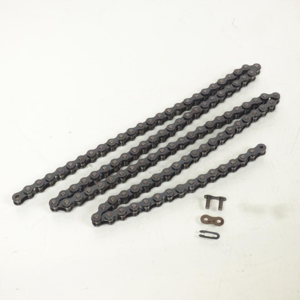Chaîne de transmission pour mobylette 106 maillons Pas 415 cyclomoteur cyclo mob