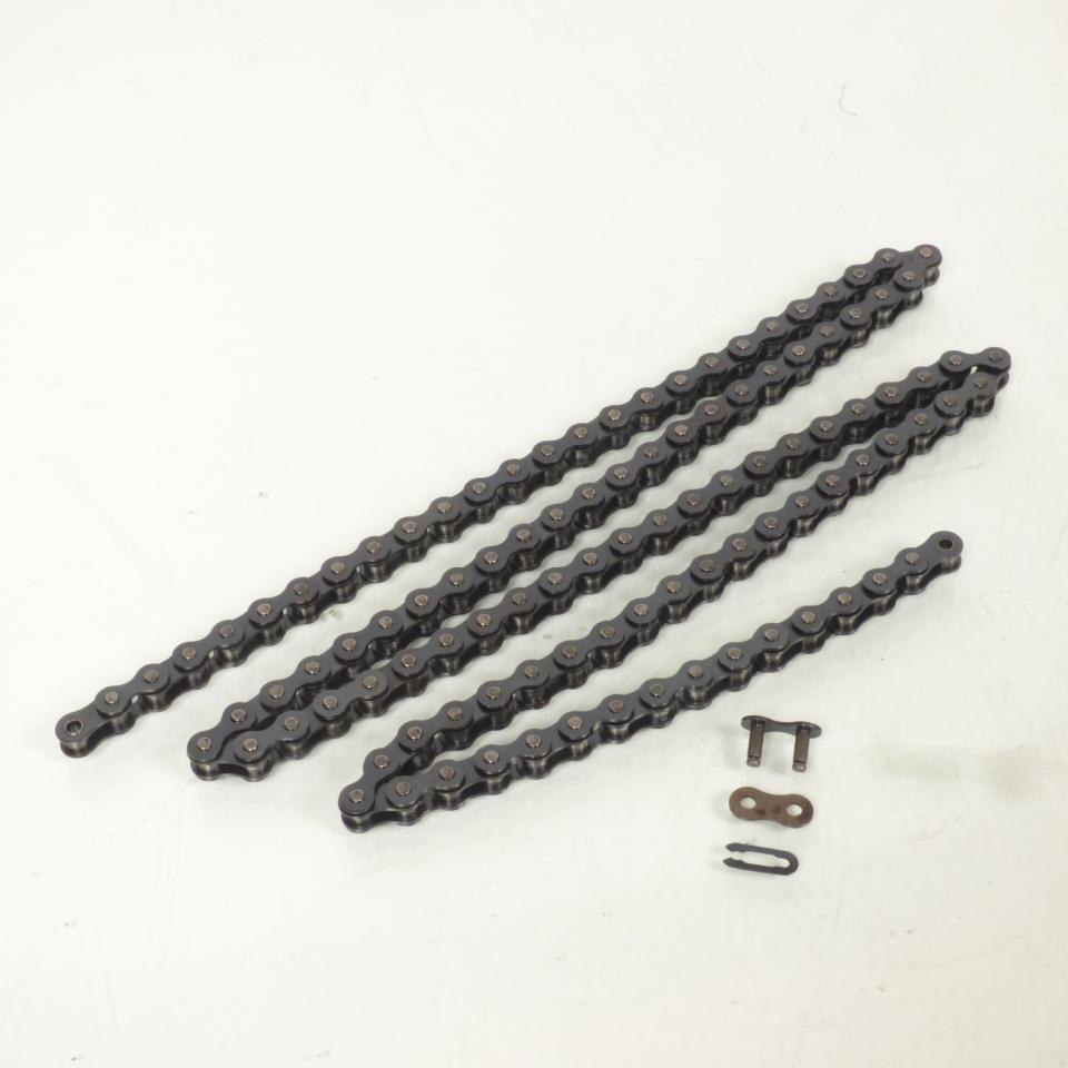 Chaîne de transmission pour mobylette 116 maillons Pas 415 cyclomoteur cyclo mob
