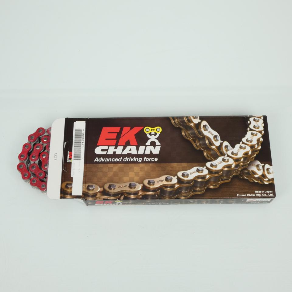 Chaîne de transmission EK Chain pour moto Honda 230 CRF L 2008 à 2009 Neuf