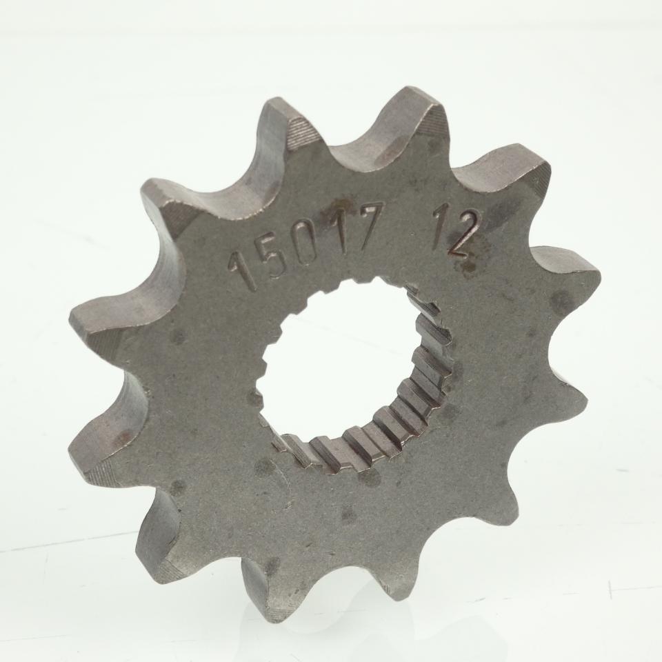 Pignon de sortie de boite Esjot pour Suzuki 125 DR 12 dents pas 428 Neuf