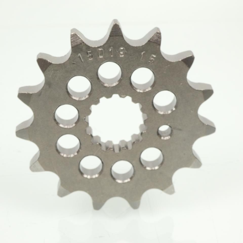 Pignon de sortie de boite Esjot pour Moto Derbi 125 GPR R 2005 à 2008 15 dents pas 428 Neuf