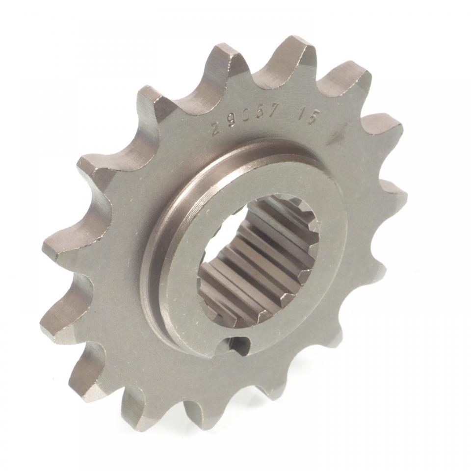 Pignon de sortie de boite Esjot pour moto 15 dents pas 525 Neuf