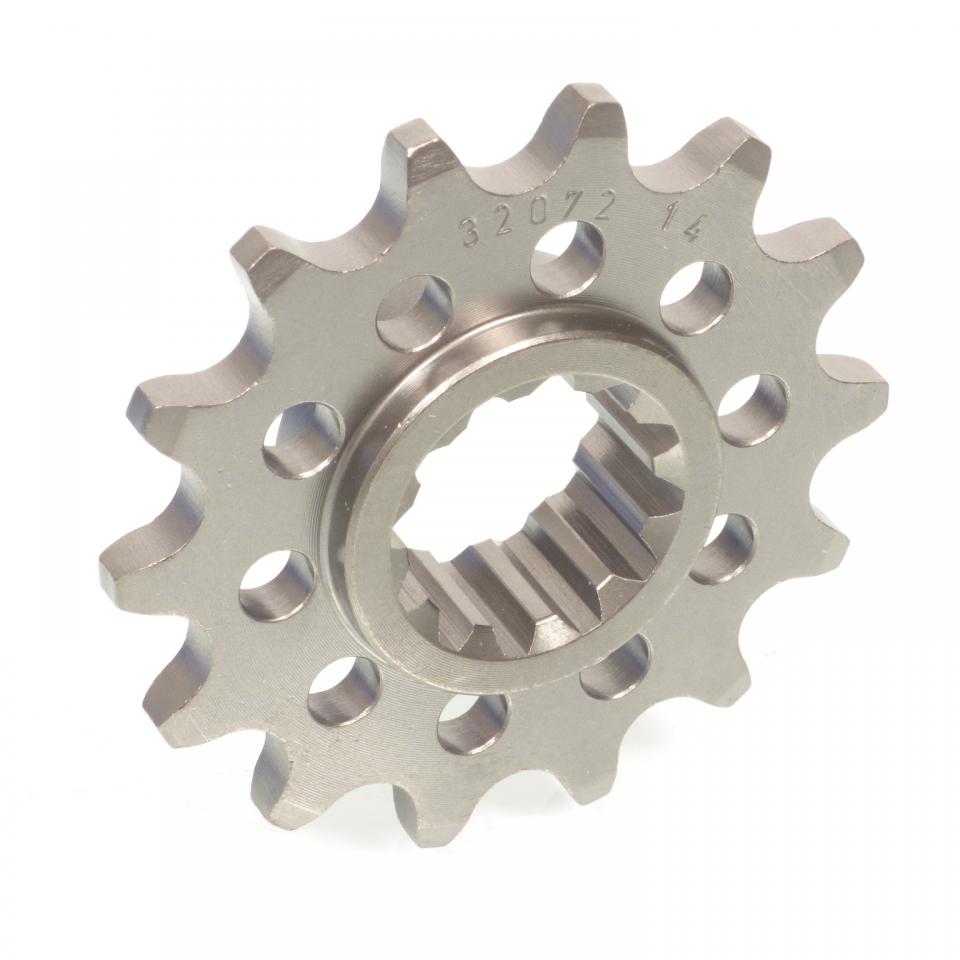 Pignon de sortie de boite Esjot pour moto 14 dents pas 520 Neuf
