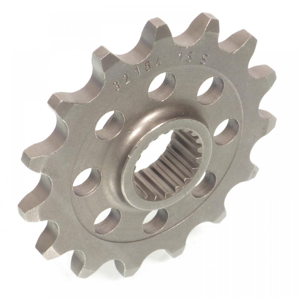 Pignon de sortie de boite Esjot pour moto 15 dents pas 520 Neuf