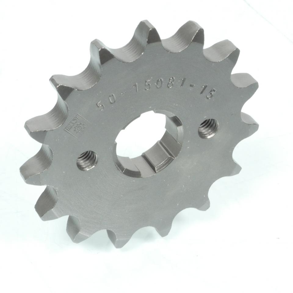 Pignon de sortie de boite Esjot pour moto Keeway 125 Speed 15 dents pas 428 Neuf
