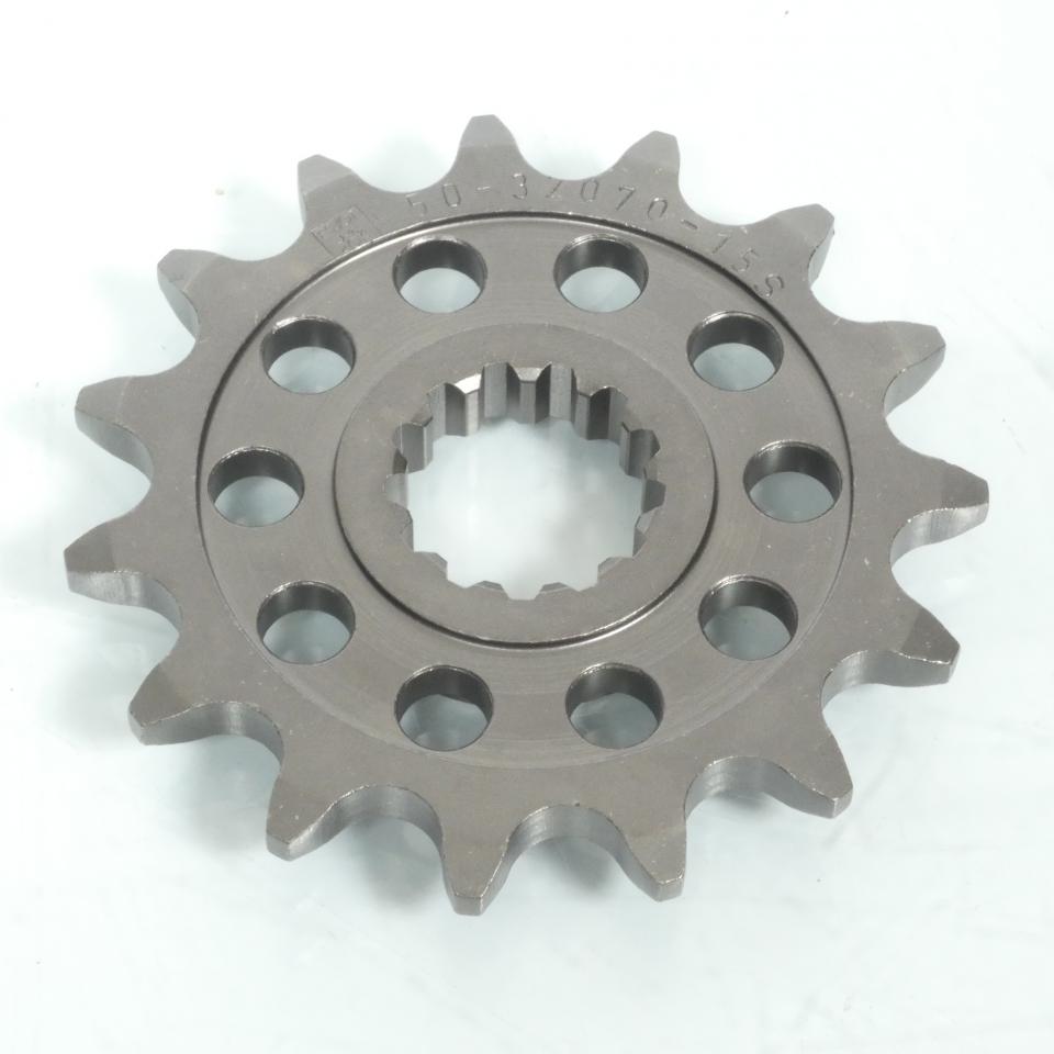 Pignon de sortie de boite Esjot pour moto 15 dents pas 520 Neuf