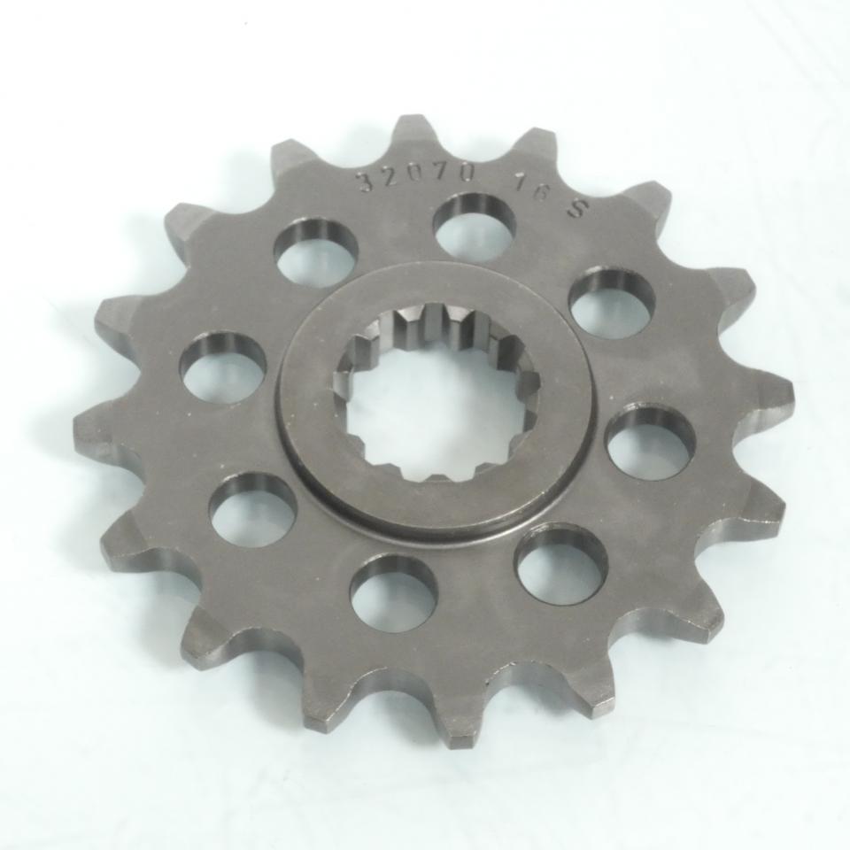 Pignon de sortie de boite Esjot pour moto 16 dents pas 520 Neuf