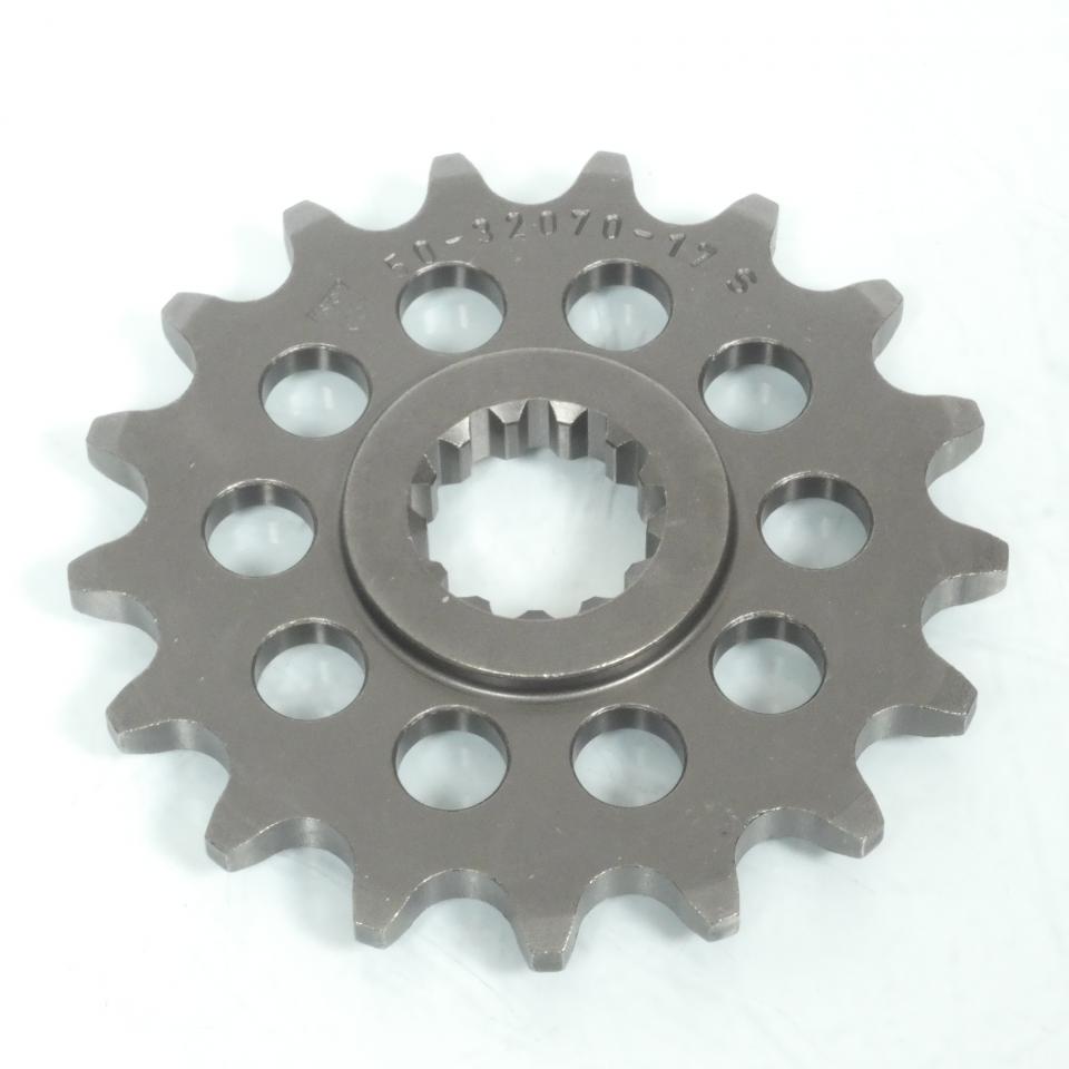 Pignon de sortie de boite Esjot pour moto 17 dents pas 520 Neuf