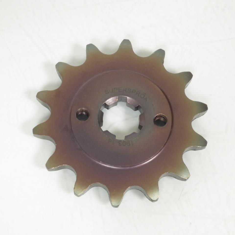 Pignon sortie de boite SUPERSPROX pour moto KTM 200 Duke 14 dents pas 520