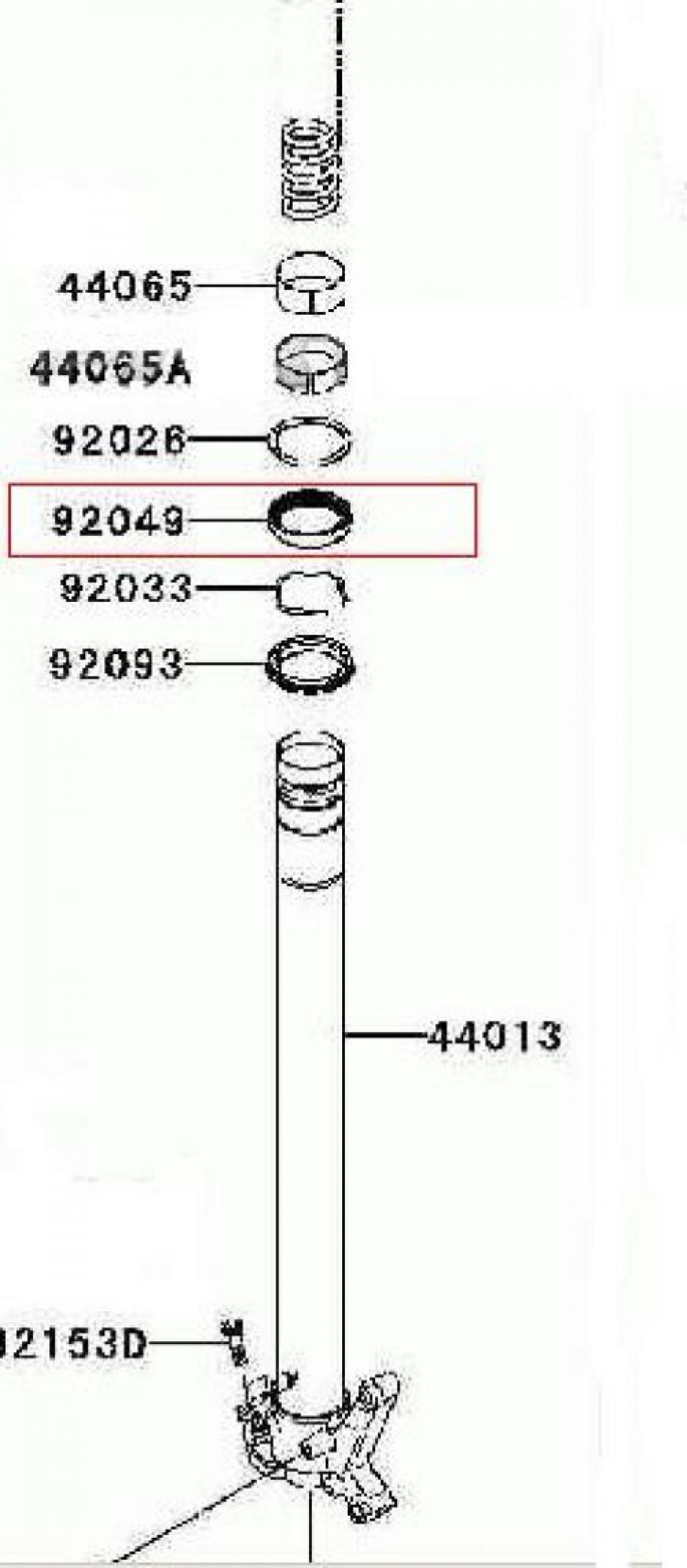 Joint spi de fourche origine pour Moto Kawasaki 600 ZZR 2003 à 2004 92049-1363 Neuf
