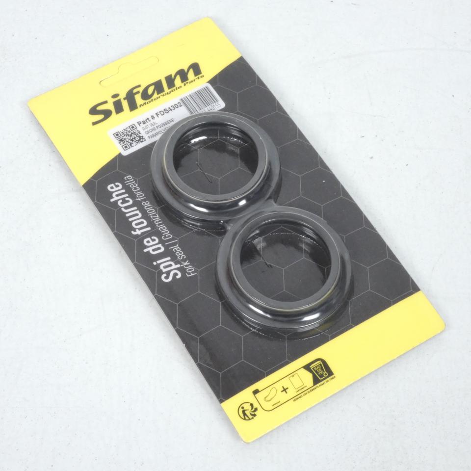 Cache poussière de fourche Sifam pour Moto Aprilia 1000 RSV4 2009 à 2011 43x55.5x4.7/14mm Neuf