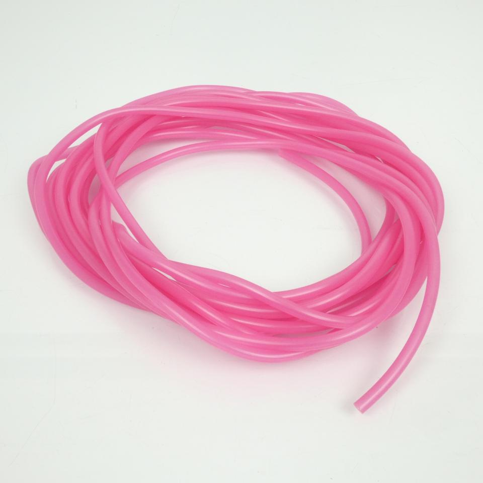 Durite essence carburant RSM pour deux roues moto auto 3x6mm x 10m rose Neuf
