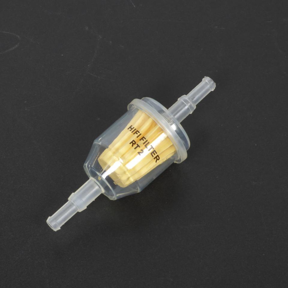 Filtre à essence transparent en papier Hifi RT2 Ø6mm et Ø8mm pour moto scooter auto