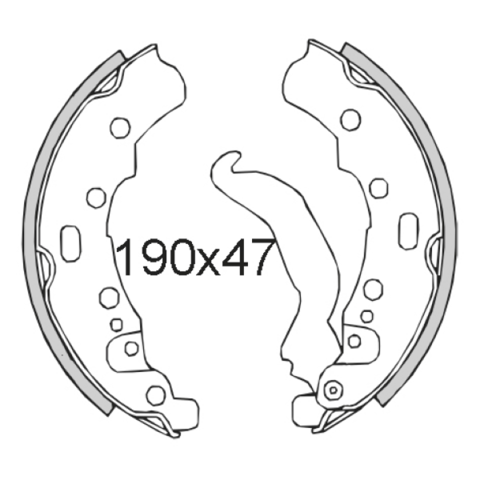 Mâchoire de frein RMS pour Solex Neuf