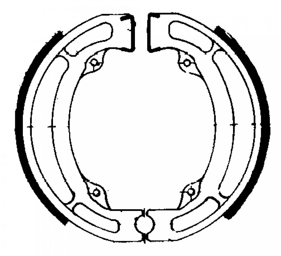 Mâchoire de frein Ferodo pour Quad Suzuki 50 LT-A Quadmaster 2002 à 2005 AR Neuf