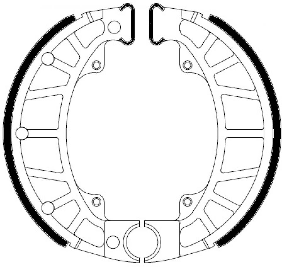 Mâchoire de frein Ferodo pour Scooter Gilera 50 Runner 1997 à 1999 AR Neuf