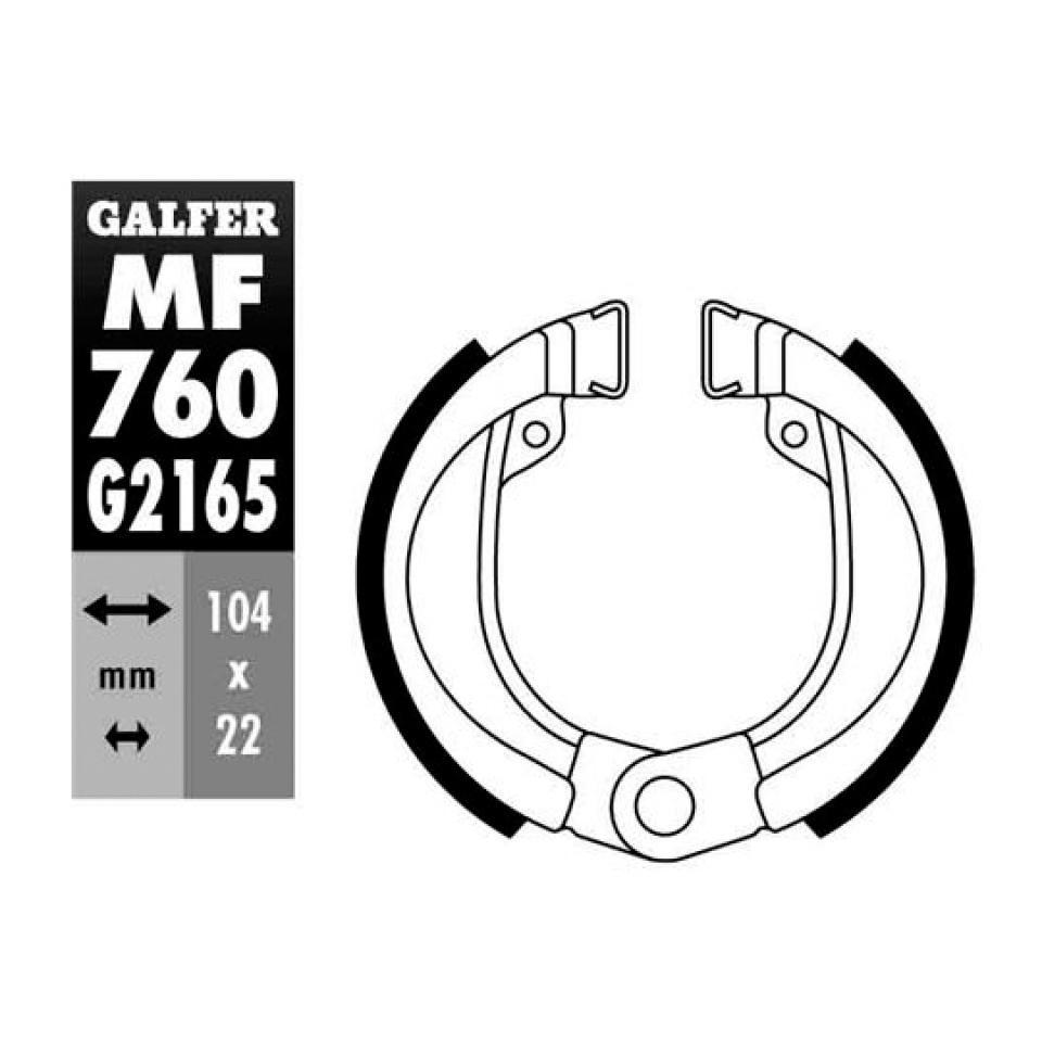 Mâchoire de frein Galfer pour Scooter Gilera 50 Stalker 2005 à 2011 Neuf