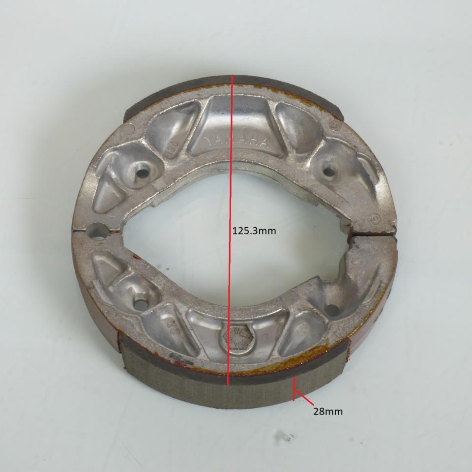 Mâchoire de frein origine pour Moto Yamaha 125 TW 2003 à 2004 4AT-W253E-01 / AR Neuf