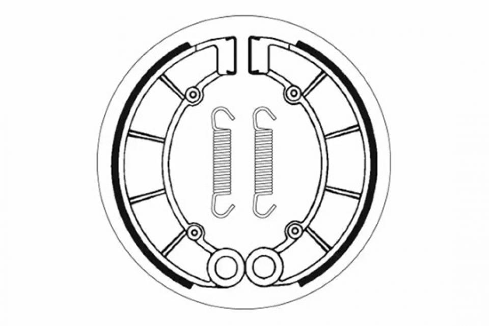 Mâchoire de frein SBS pour Auto 2027 Neuf