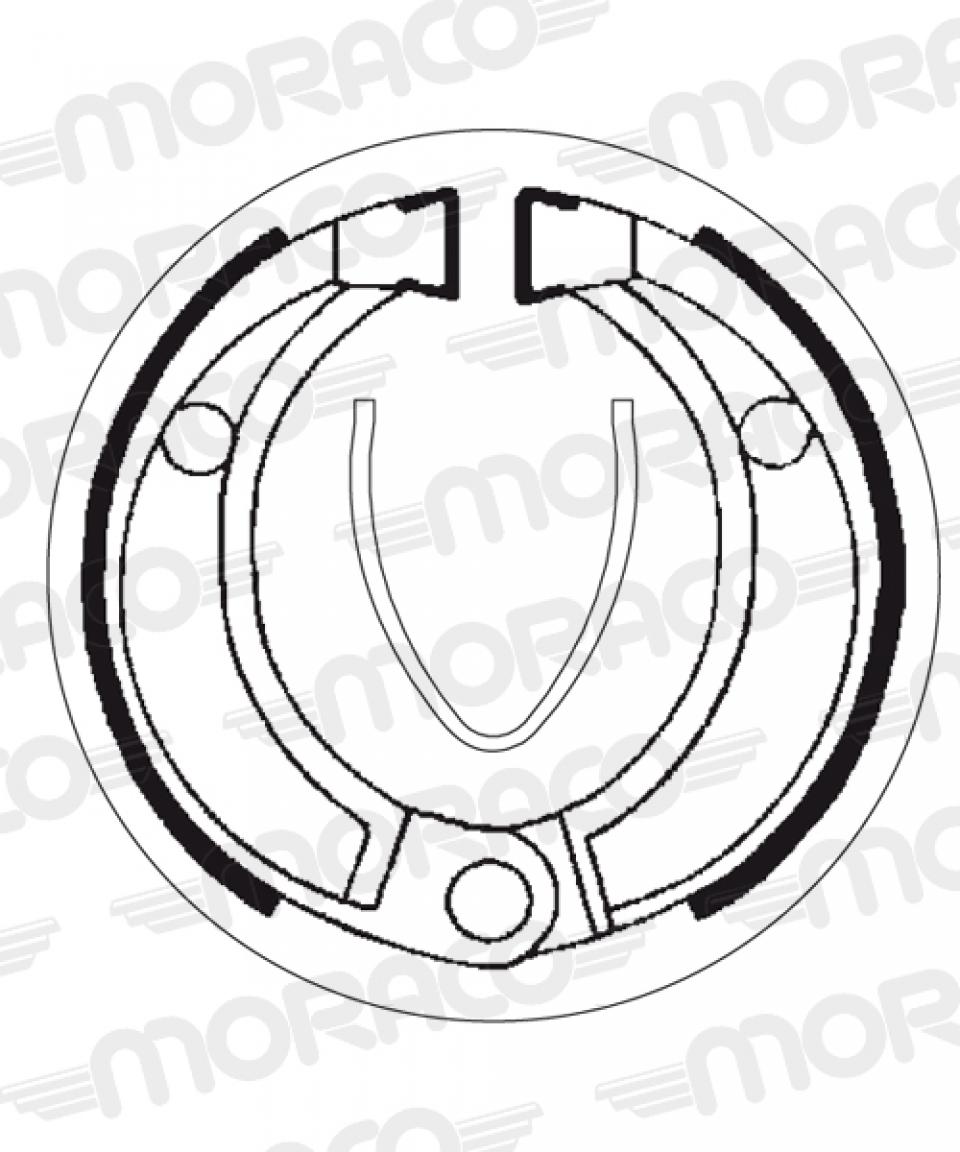 Mâchoire de frein SBS pour Auto 2043 Neuf