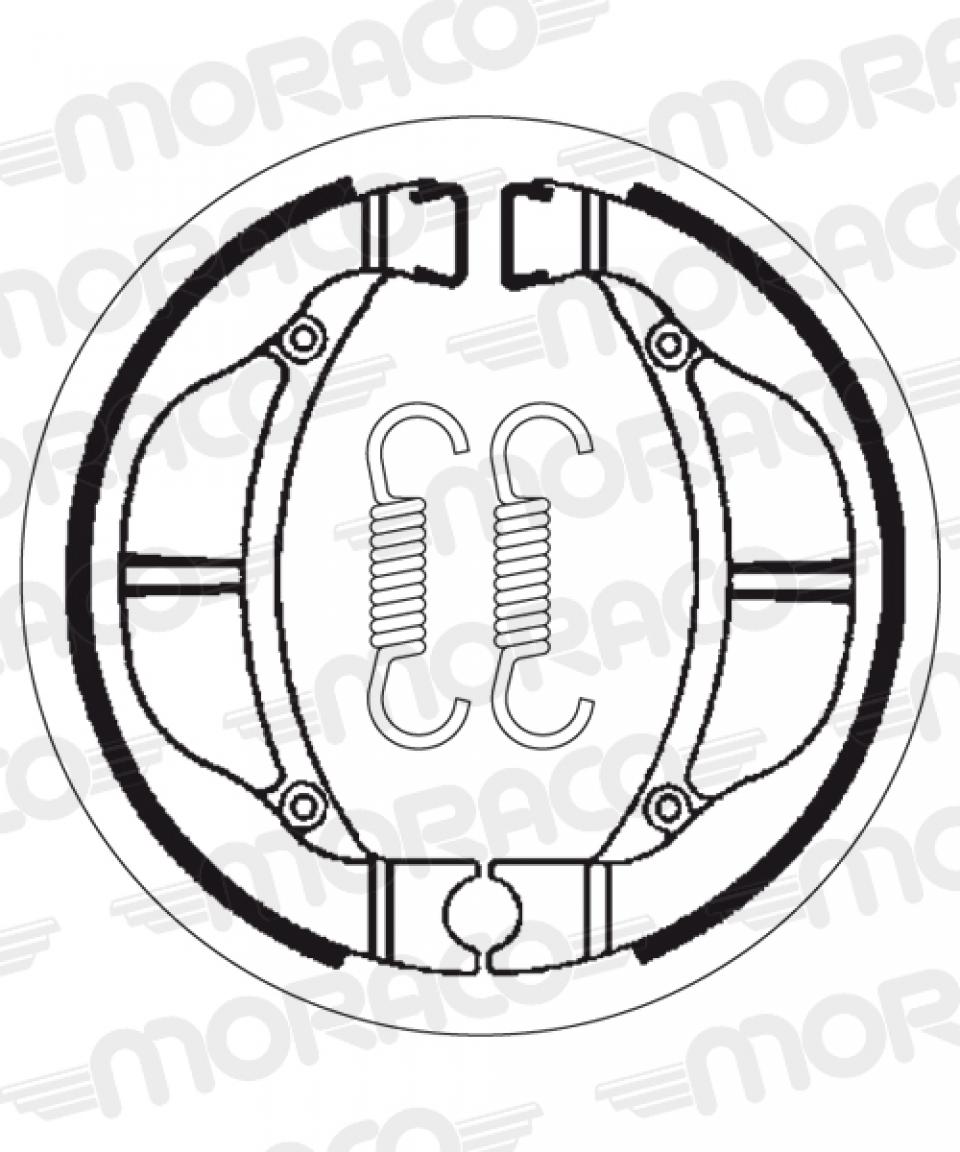 Mâchoire de frein SBS pour Auto 2093 Neuf
