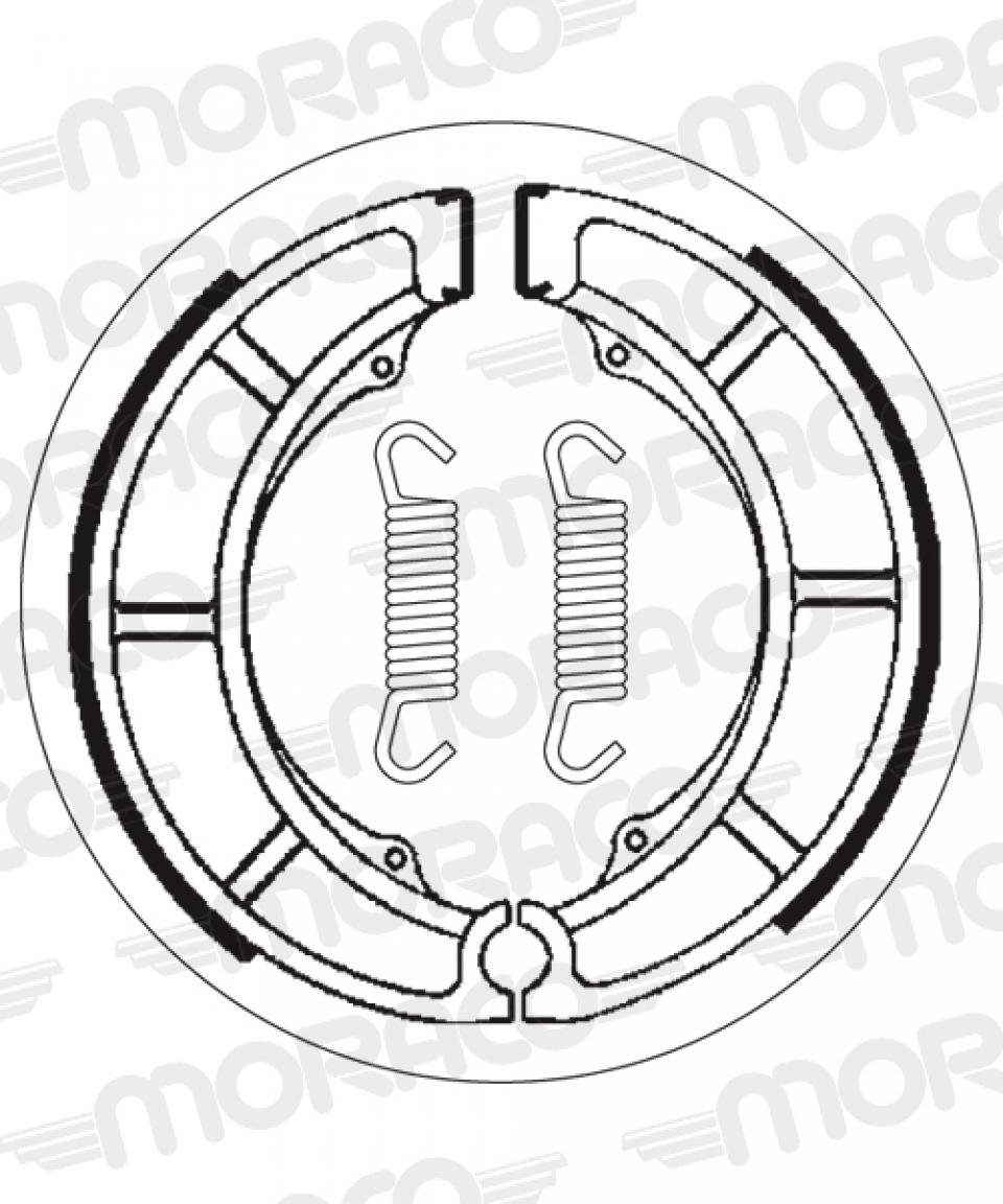 Mâchoire de frein SBS pour Auto 2097 Neuf